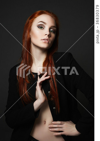 sexy Beautiful young woman with wet hair sexy Beautiful young woman with wet hair 36830379