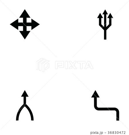 directions icon set 36830472
