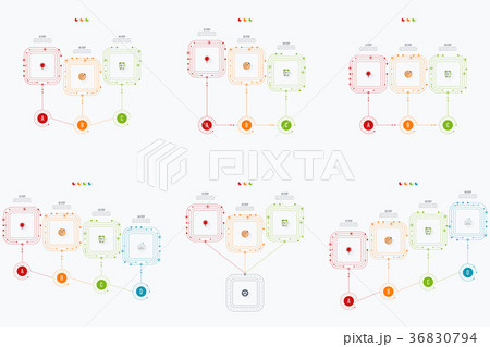 Set with infographics 36830794