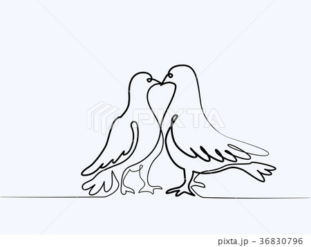 Two pigeons logo 36830796