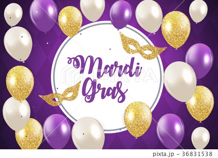 Mardi Gras Brochure Template.Celebration Greeting 36831538