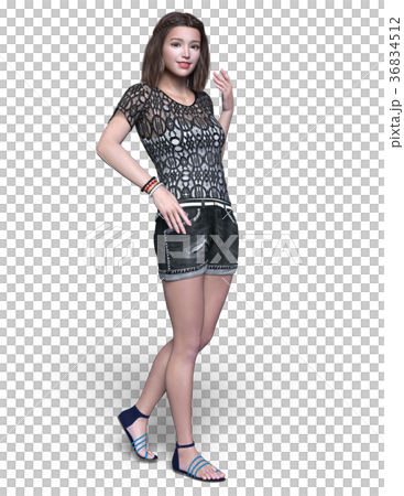young woman      36834512