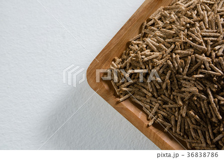 Cereal bran sticks in wooden bowl 36838786