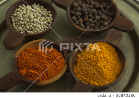 Various type spices in bowl  36840286