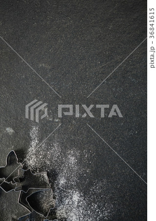 Overhead view of pastry cutters Overhead view of pastry cutters 36841615