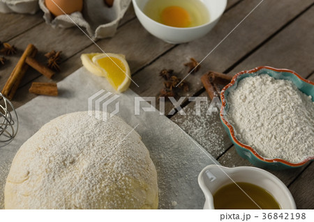 Ingredients by kneaded dough 36842198