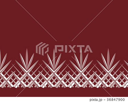 切子文様1＿赤 36847900