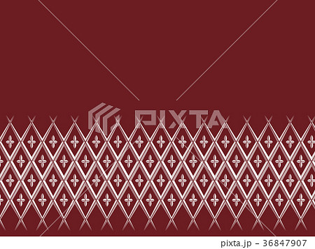 切子文様2_赤 切子文様2_赤 36847907