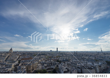 ノートルダム大聖堂から見るパリ市街の風景 ノートルダム大聖堂から見るパリ市街の風景 36854833