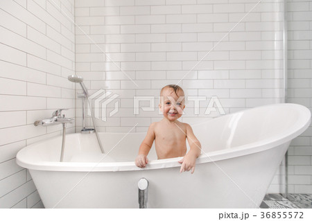 Cute boy in bathroom Cute boy in bathroom 36855572