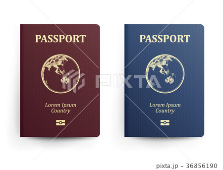 Passport With Map. Australia. Realistic Vector 36856190