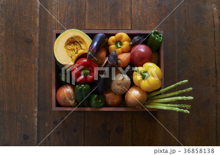 木箱　野菜 36858138
