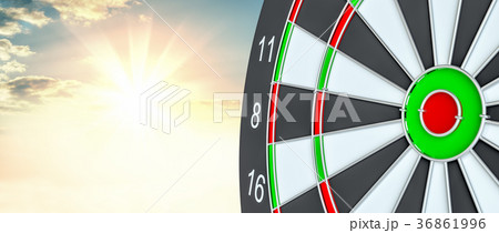 Target dart. 3d illustration Target dart. 3d illustration 36861996