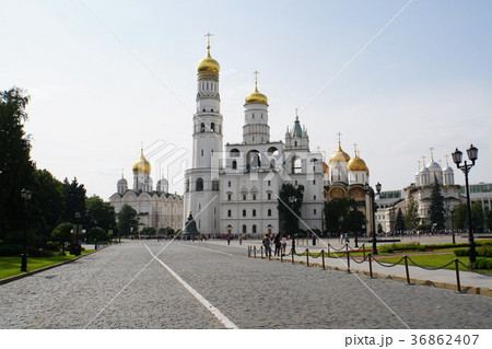 モスクワ クレムリン イワン大帝の鐘楼の写真素材