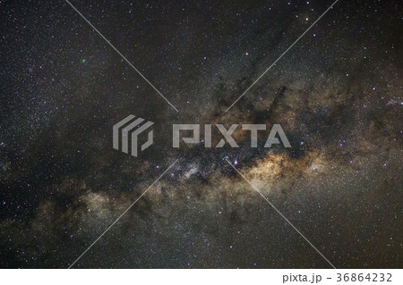The center of Milky way galaxy with stars  36864232