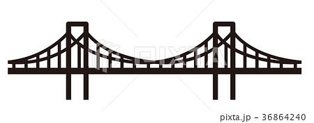 橋 ブリッジ イラスト シームレス のイラスト素材