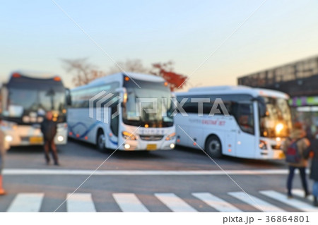 blurred street in south korea 36864801