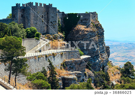 Norman castle in Erice, Sicily, Italy 36866025