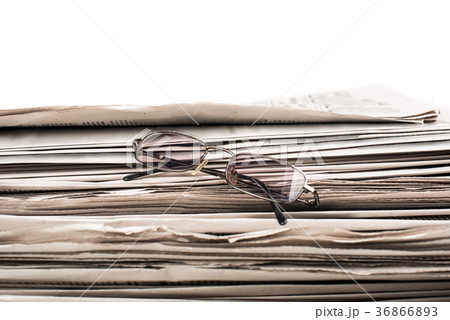 a stack of newspapers a stack of newspapers 36866893