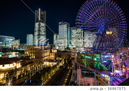 【神奈川県】夜の横浜 36867075