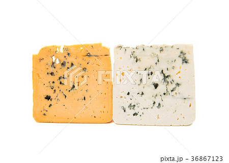 blue cheese with mold isolated on white background blue cheese with mold isolated on white background 36867123