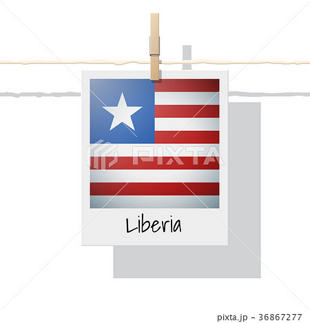 Photo of Liberia flag 36867277
