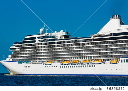 Luxury cruise liner in travel Luxury cruise liner in travel 36868852