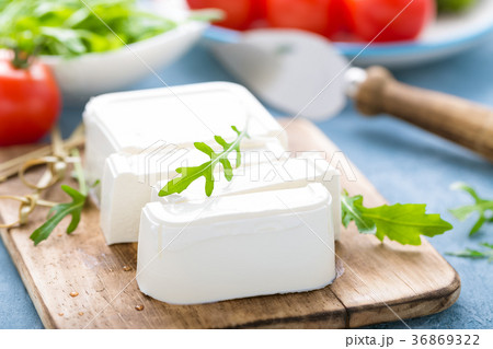 Feta cheese on board 36869322