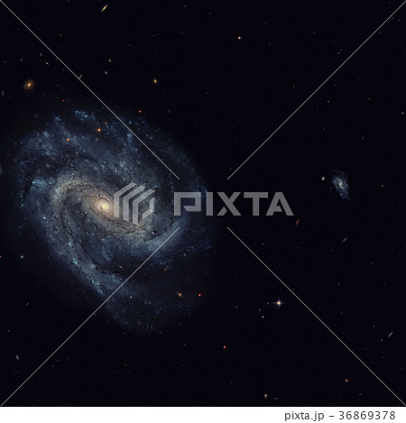 Barred spiral galaxy in the constellation of Cetus Barred spiral galaxy in the constellation of Cetus 36869378