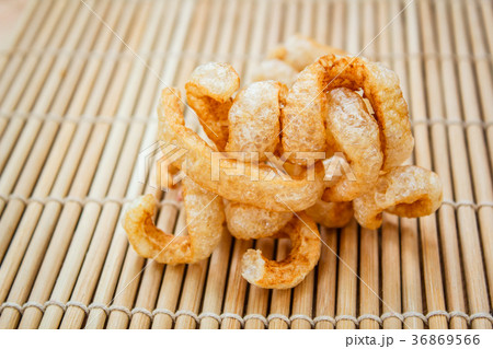 Pork snack or Pork crackling. 36869566