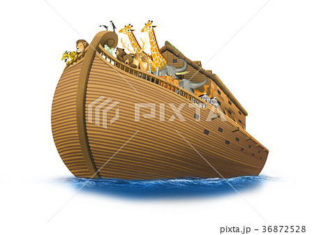 ノアの方舟イメージのイラスト素材