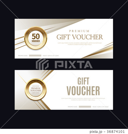 クーポン 招待状 金色 36874101