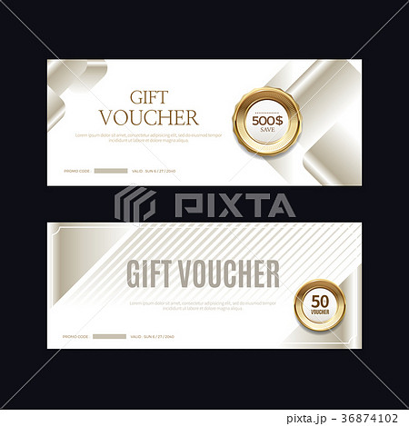 クーポン 招待状 金色 36874102