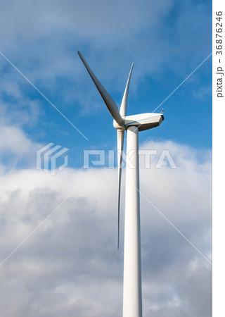Isolated Silhouette of windturbine energy Isolated Silhouette of windturbine energy 36876246