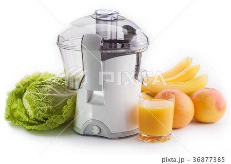 juicer machine isolated on white background juicer machine isolated on white background 36877385