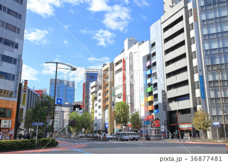 小川町交差点 千代田区の写真素材