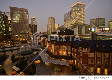 東京駅夕景 36878977