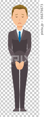 Young businessman apologizes 36879873