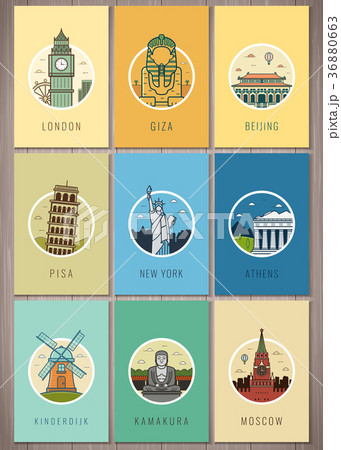 World landmarks. Travel and Tourism. Landmarks 36880663