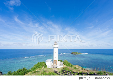 石垣島・平久保崎灯台の風景 36882259