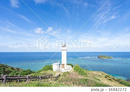 石垣島・平久保崎灯台の風景 石垣島・平久保崎灯台の風景 36882272