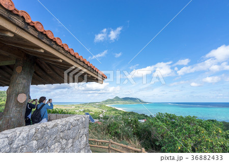 玉取崎展望台と太平洋の景色 玉取崎展望台と太平洋の景色 36882433