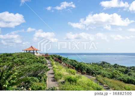 玉取崎展望台と太平洋の遠景 36882500