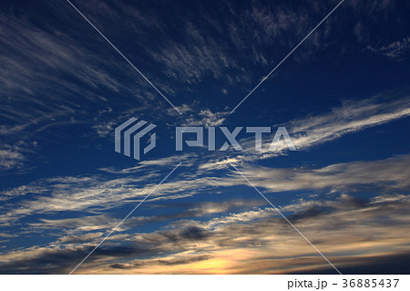 Amazing sky with clouds against the backdrop dawn Amazing sky with clouds against the backdrop dawn 36885437