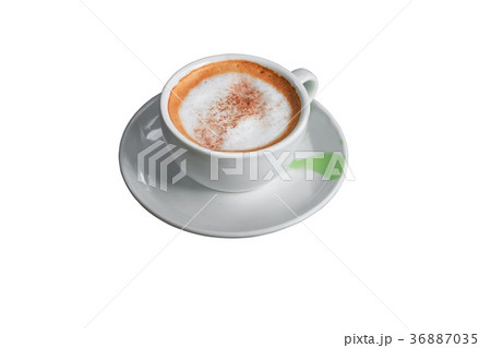 coffee cappuccino on white background  36887035