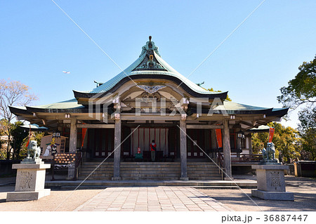 大阪城 豊国神社 本殿の写真素材