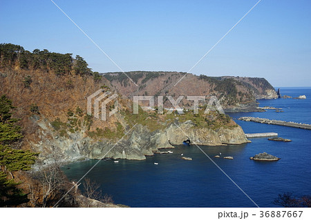 三陸のリアス式海岸 三陸のリアス式海岸 36887667