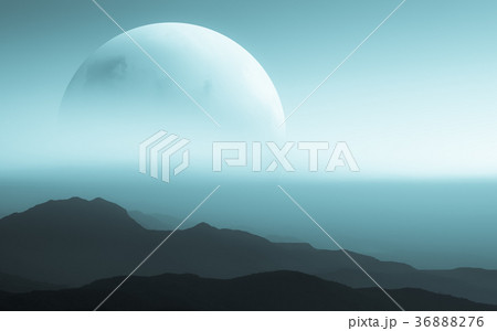 Fantasy world.Image of earth planet. Fantasy world.Image of earth planet. 36888276