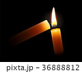 Golden light candle lighting another one 36888812