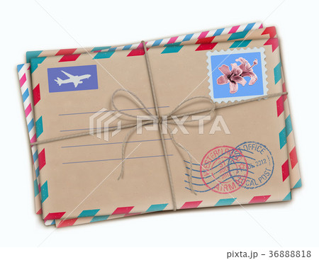 Funky retro airmail envelopes Funky retro airmail envelopes 36888818